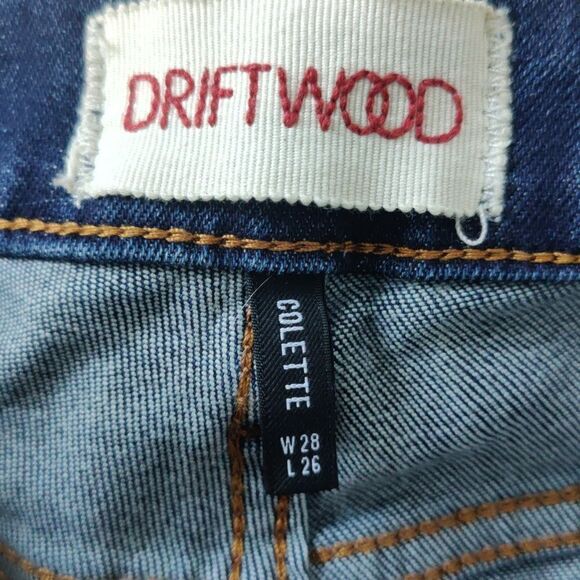 Driftwood Colette Plaid cuff jeans - Picture 7 of 8